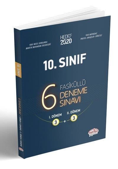 Editör Yayınları 10. Sınıf 6 Fasiküllü Deneme Sınavı