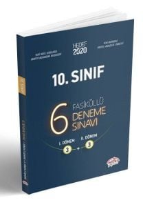 Editör Yayınları 10. Sınıf 6 Fasiküllü Deneme Sınavı