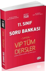 Editör Yayınları 11. Sınıf Vip Tüm Dersler Sayısal Soru Bankası