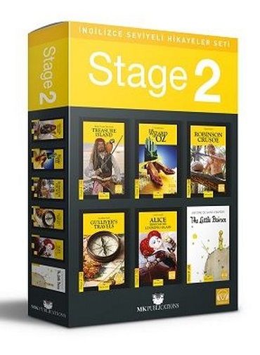 STAGE 2 İNGİLİZCE SEVİYELİ HİKAYELER SETİ 6 KİTAP