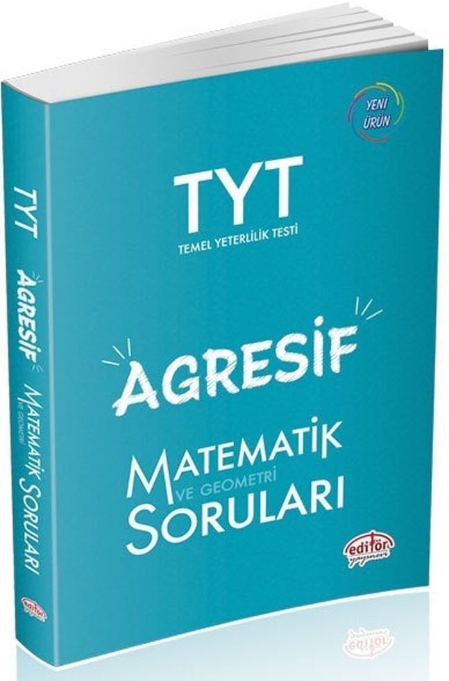 Editör Yayınları TYT Agresif Matematik ve Geometri Soruları
