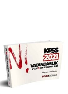 Benim Hocam Yayınları KPSS Vatandaşlık Video Ders Notları