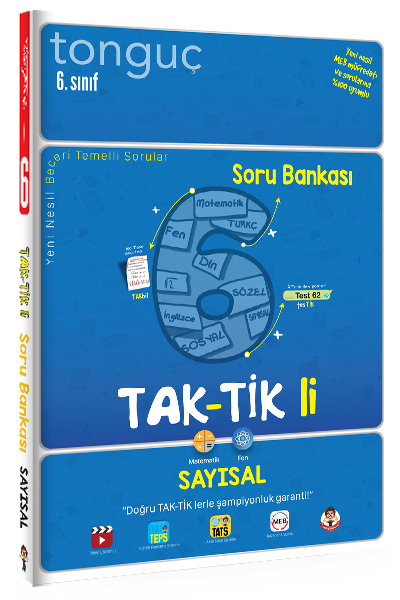 Tonguç 6. Sınıf Taktikli Sayısal Soru Bankası