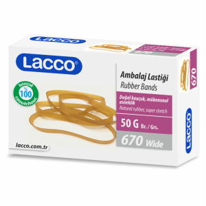 Lacco Ambalaj Lastiği Geniş 50 gr %100 Kauçuk
