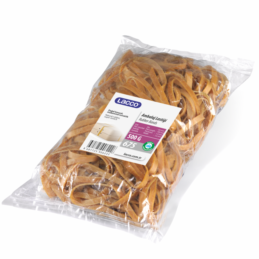 Lacco Ambalaj Lastiği Geniş 500 gr %100 Kauçuk