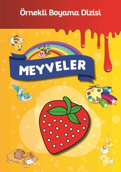 Parıltı Yayınları Örnekli Boyama Meyveler