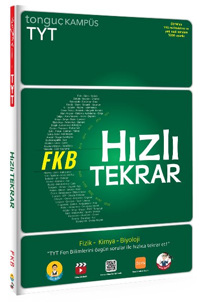Tonguç TYT Fizik Kimya Biyoloji Hızlı Tekrar