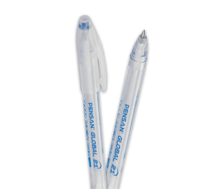 Pensan 2221 Global Tükenmez Kalem, 0.5 mm, Mavi