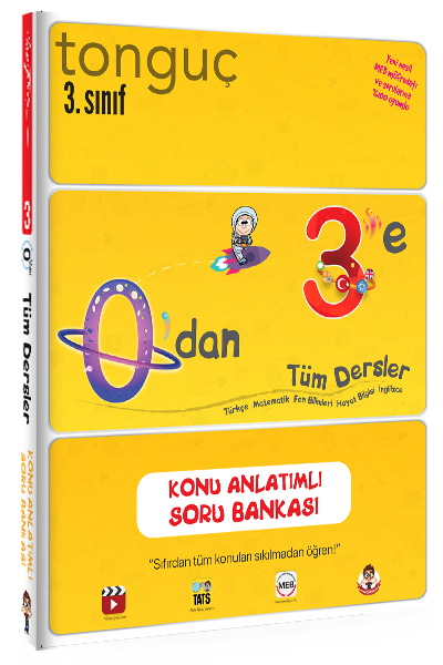 Tonguç 0'dan 3'e Konu Anlatımlı Soru Bankası