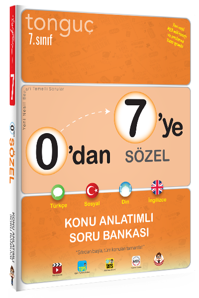 Tonguç 0'dan 7'ye Sözel Konu Anlatımlı Soru Bankası