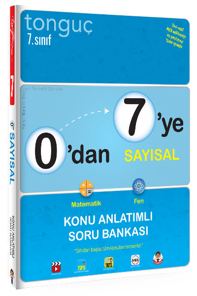 Tonguç 0'dan 7'ye Sayısal Konu Anlatımlı Soru Bankası