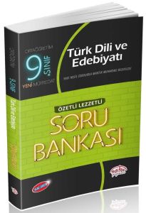 Editör Yayınları 9. Sınıf Türk Dili ve Edebiyatı Özetli Lezzetli Soru Bankası
