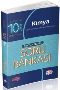 Editör Yayınları 10. Sınıf Kimya Özetli Lezzetli Soru Bankası