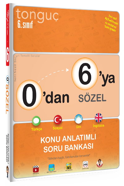 Tonguç 0'dan 6'ya Sözel Konu Anlatımlı Soru Bankası