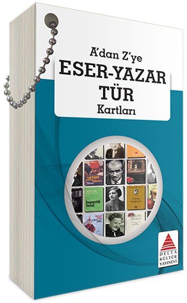 Delta Kültür Yayınevi YKS AYT ESER YAZAR TÜR KARTLARI