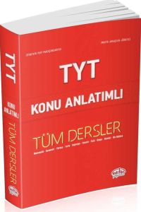 Editör Yayınları TYT Tüm Dersler Konu Anlatımlı Kırmızı Kitap