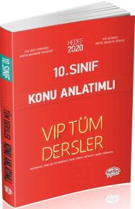 Editör Yayınları 10. Sınıf Tüm Dersler VIP Konu Anlatımlı Kırmızı Kitap