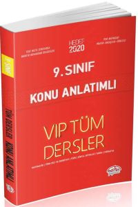 Editör Yayınları 9. Sınıf Tüm Dersler VIP Konu Anlatımlı Kırmızı Kitap