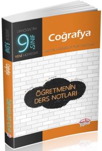 Editör Yayınları 9. Sınıf Coğrafya Öğretmenin Ders Notları