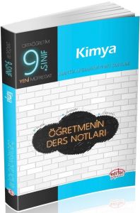 Editör Yayınları 9. Sınıf Kimya Öğretmenin Ders Notları