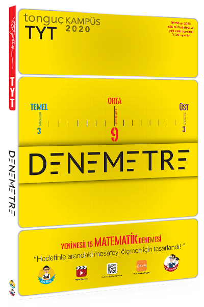 Tonguç TYT Denemetre Yeni Nesil 15 Matematik Denemesi