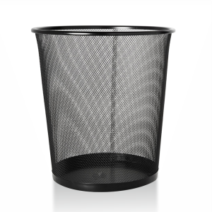 Lacco Metal File Çöp Kovası 10 lt. Siyah