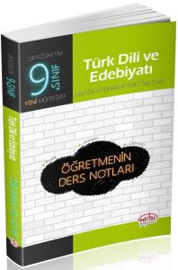 Editör Yayınları 9. Sınıf Türk Dili ve Edebiyatı Öğretmenin Ders Notları