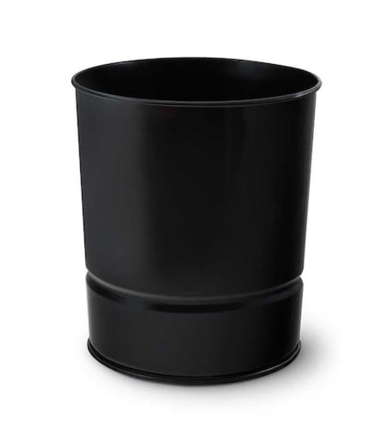 Lacco Metal Çöp Kovası Komple Metal Siyah 10 lt.
