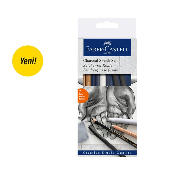 Faber Castell Kömür Sketch Seti