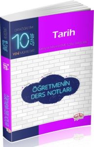 Editör Yayınları 10. Sınıf Tarih Öğretmenin Ders Notları