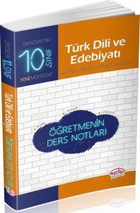 Editör Yayınları 10. Sınıf Türk Dili ve Edebiyatı Öğretmenin Ders Notları