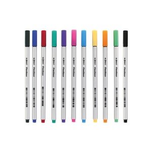 Globox Fineliner Keçe Uçlu Kalem Seti 10'lu Plastik Kutulu