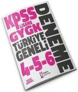 2023 KPSS Lisans GYGK Türkiye Geneli Deneme Seti 4 5 6