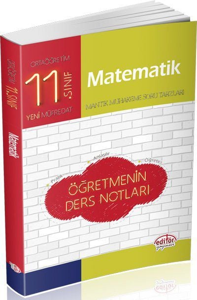 Editör Yayınları 11. Sınıf Matematik Öğretmenin Ders Notları