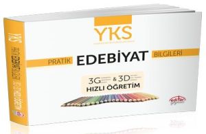 Editör Yayınları YKS Pratik Edebiyat Bilgileri 3G ile 3D Hızlı Öğretim