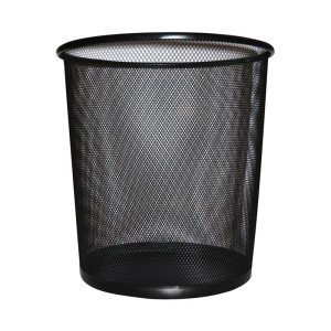 Cassa Metal File Çöp Kovası Siyah