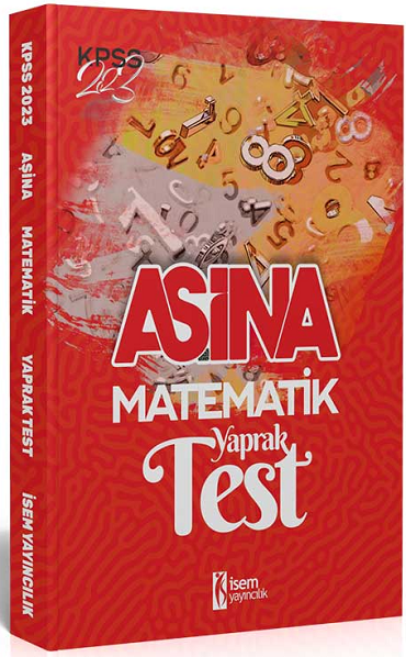 İsem Yayıncılık 2023 KPSS Lisans Aşina Matematik Çek Kopar Yaprak Test