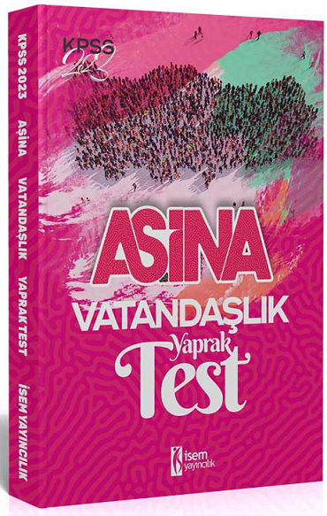 İsem Yayıncılık 2023 KPSS Lisans Aşina Vatandaşlık Çek Kopar Yaprak Test