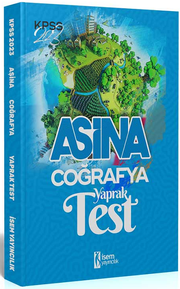 İsem Yayıncılık 2023 KPSS Lisans Aşina Coğrafya Çek Kopar Yaprak Test