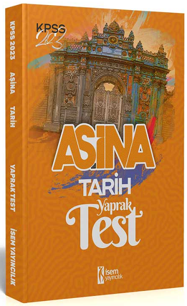 İsem Yayıncılık 2023 KPSS Lisans Aşina Tarih Çek Kopar Yaprak Test