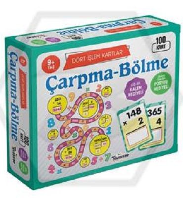 ÇARPMA BÖLME 9 YAŞ DÖRT İŞLEM KARTLAR