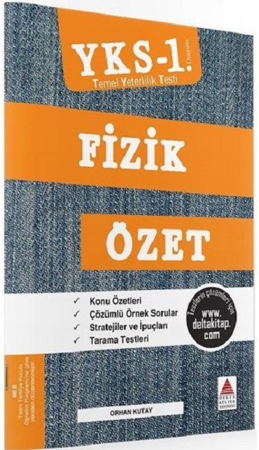 Delta Kültür Yayınevi YKS TYT FİZİK ÖZET (1.OTURUM)