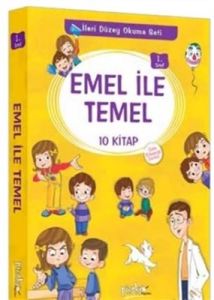 Pinokyo Yayınları 1. Sınıf Emel İle Temel Serisi İleri Düzey Okuma Seti 10 Kitaplık Set