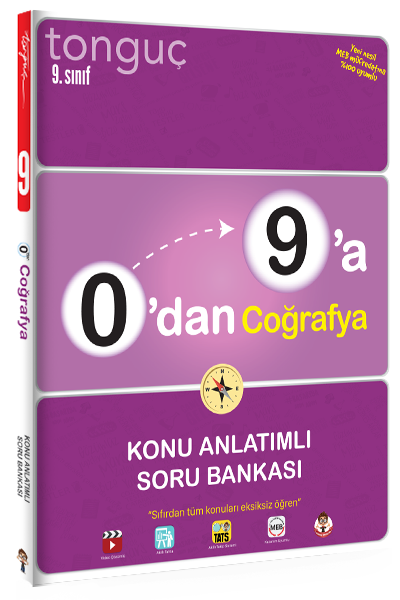 Tonguç 0'dan 9'a Coğrafya Konu Anlatımlı Soru Bankası