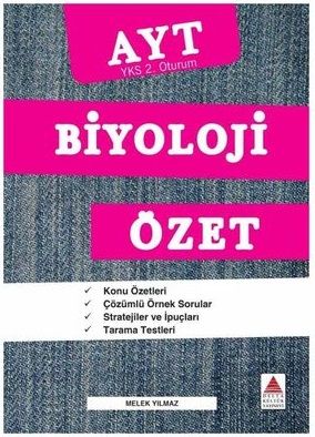 Delta Kültür Yayınevi YKS AYT BİYOLOJİ ÖZET (2. OTURUM)