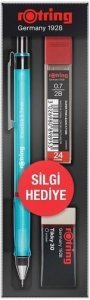 Rotring Visuclick Versatil Uçlu Kalem Seti 0.7 mm Kalem+Silgi+Uç Mavi