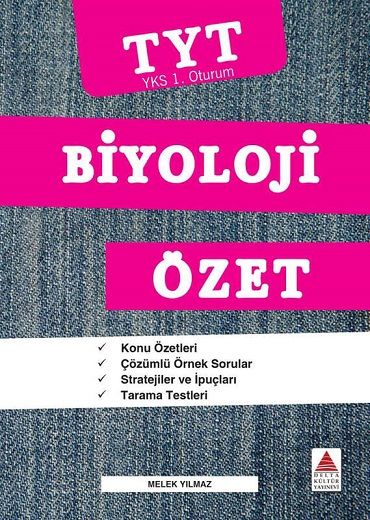 Delta Kültür Yayınevi YKS TYT BİYOLOJİ ÖZET (1. OTURUM)