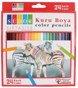 Südor Kuru Boya 24 Renk Uzun Boy