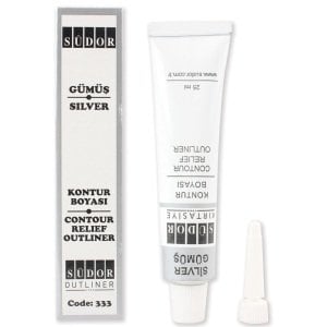 Südor Kontur Boyası Gümüş 25ml Tüp