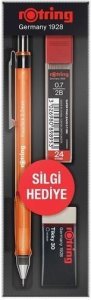 Rotring Visuclick Versatil Uçlu Kalem Seti 0.5 mm Kalem+Silgi+Uç Turuncu